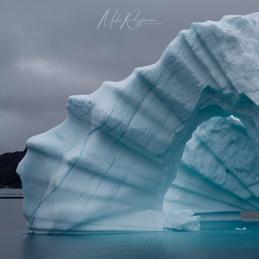 Ice Studies 1-6. Scoresby Sund, Greenland.