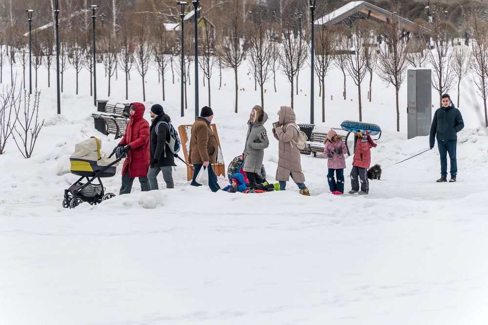 В парке