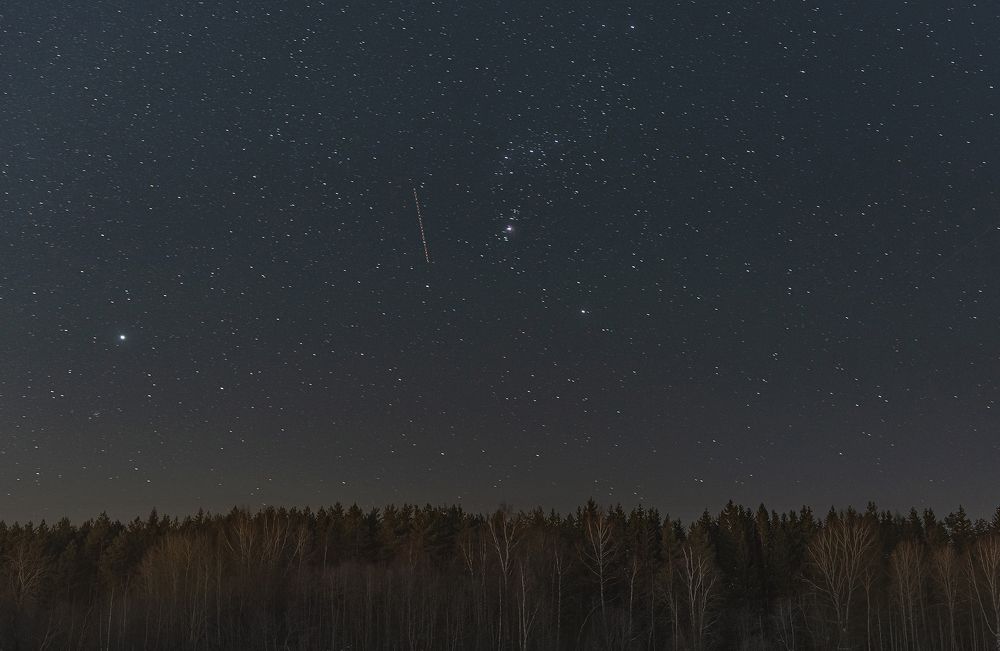 Звёздная ночь за городом