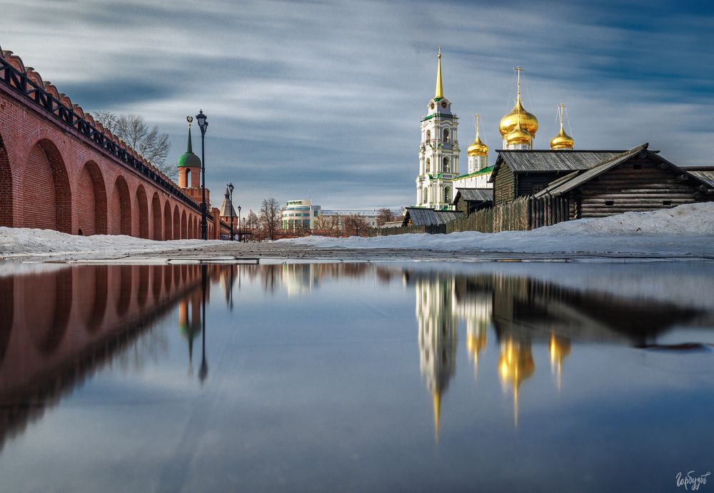 Тульский Кремль в марте