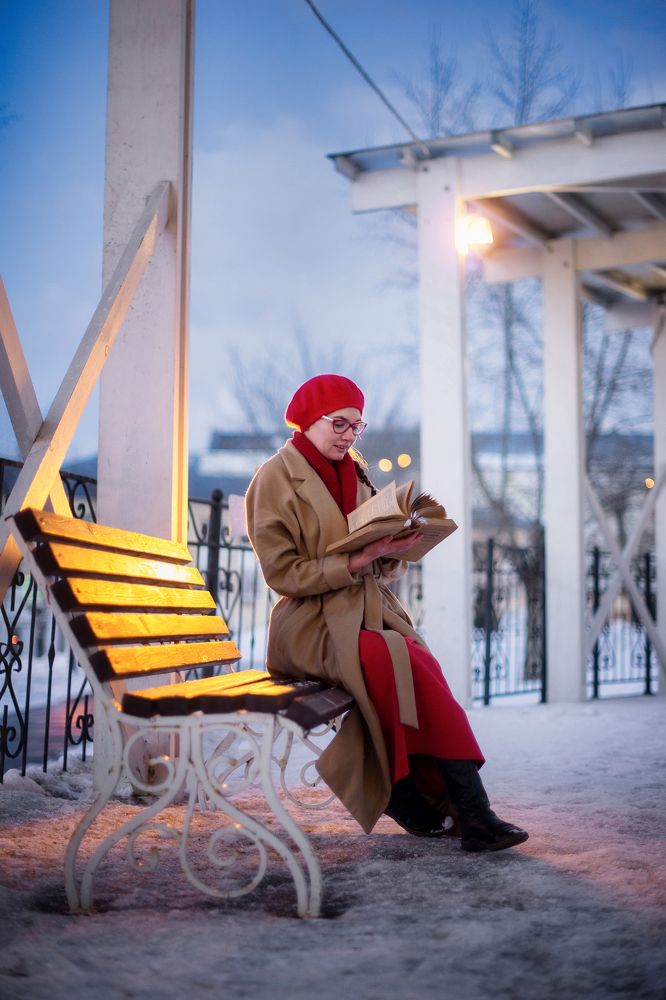 В свете фонарей