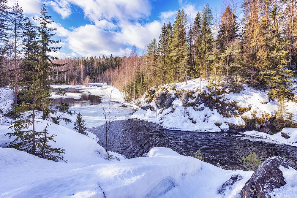 Водопад Кивач 1