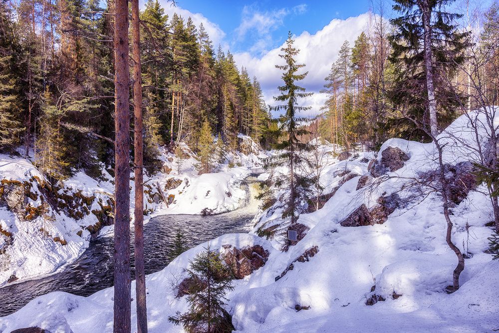 Водопад Кивач 8
