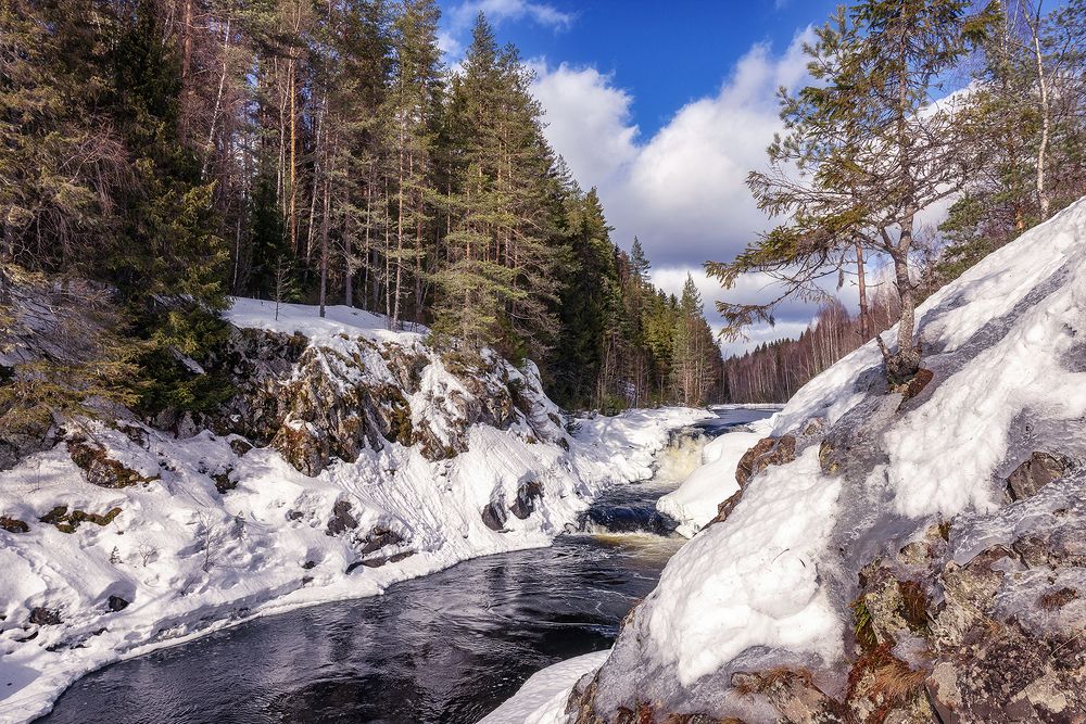 Водопад Кивач 9