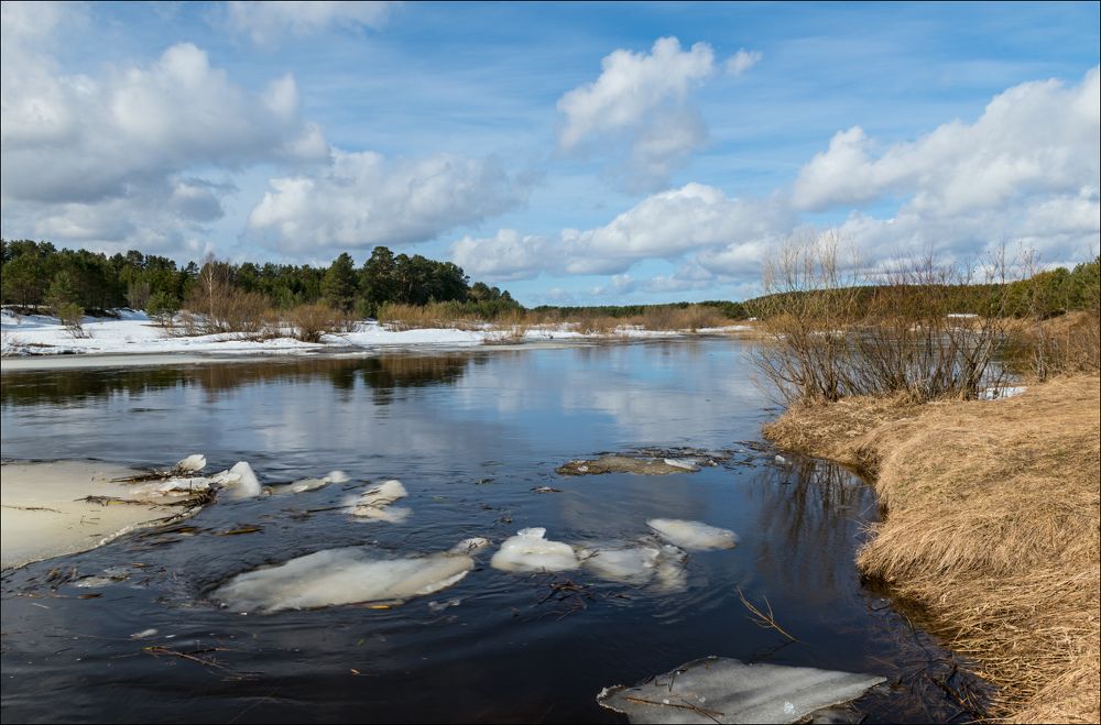 Лёд в весеннем круговороте воды