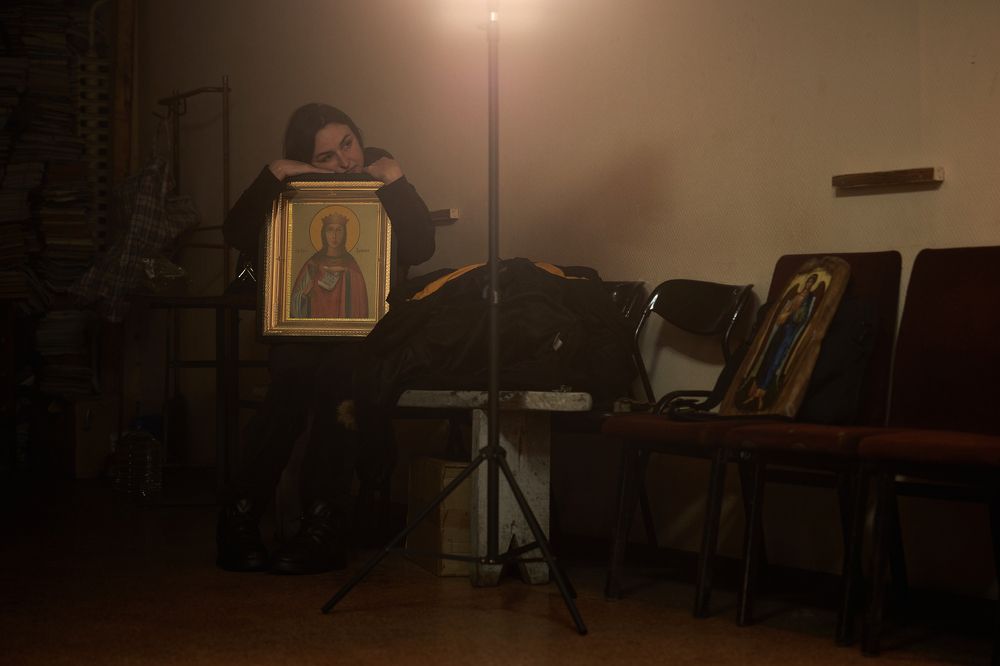 Не бывает атеистов в окопах под огнем