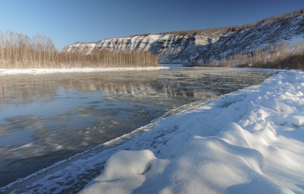 На Кондоме начался ледоход
