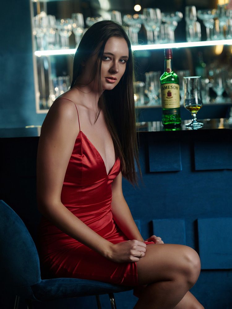Dressed in the bar