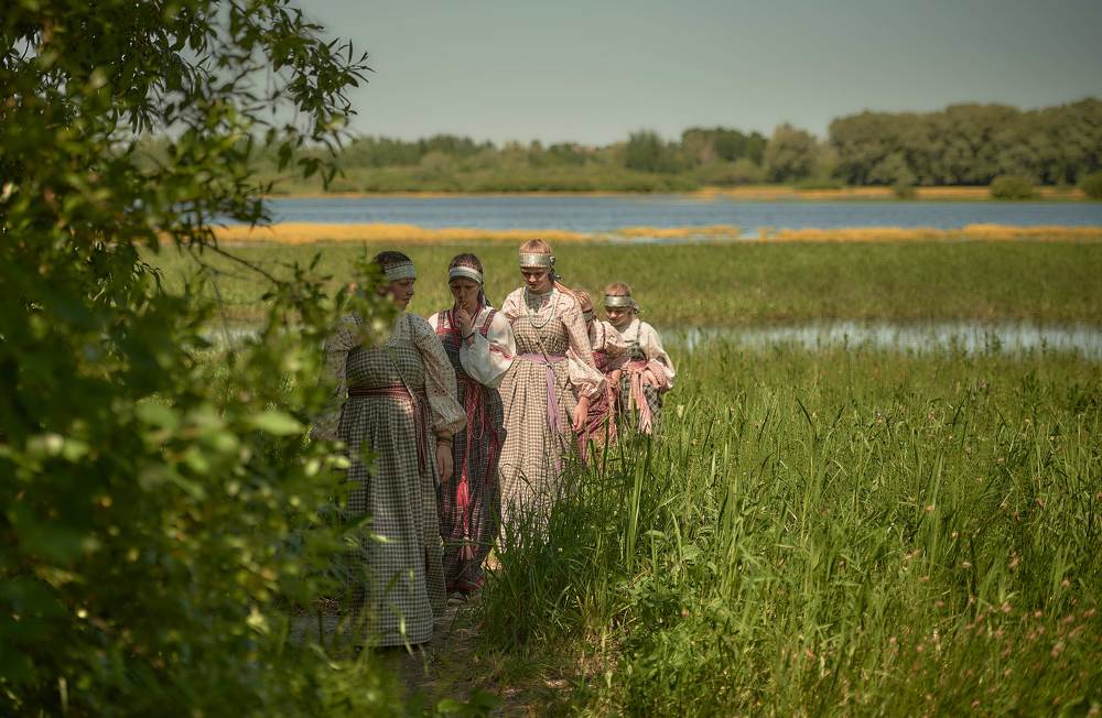 Традиционный праздник фольклора и ремесел в Великом Новгороде.