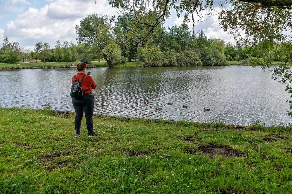 Люди в парке