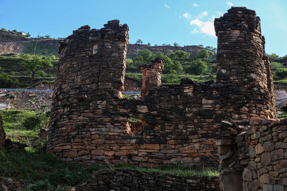 Развалины старого Гоор-Хиндах..