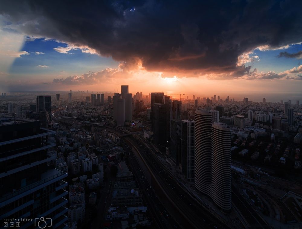 Rainy Tel Aviv