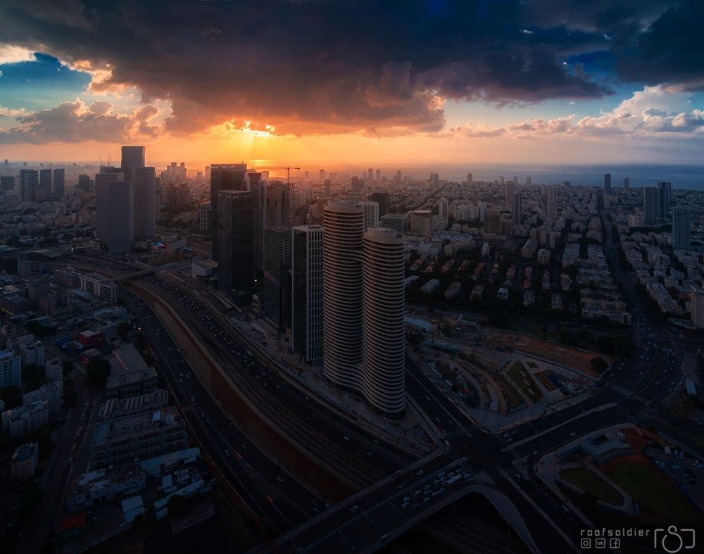 Rainy Tel Aviv