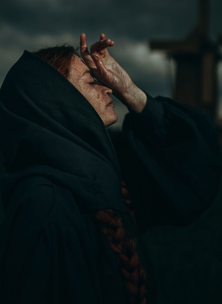 Жница перед грозой