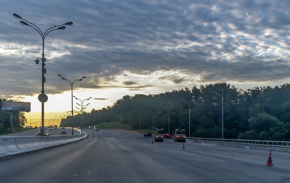По утренней МКАД