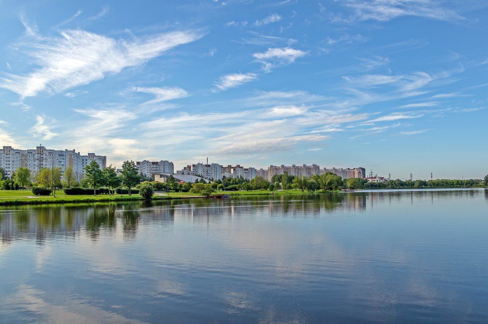 Утром в парке
