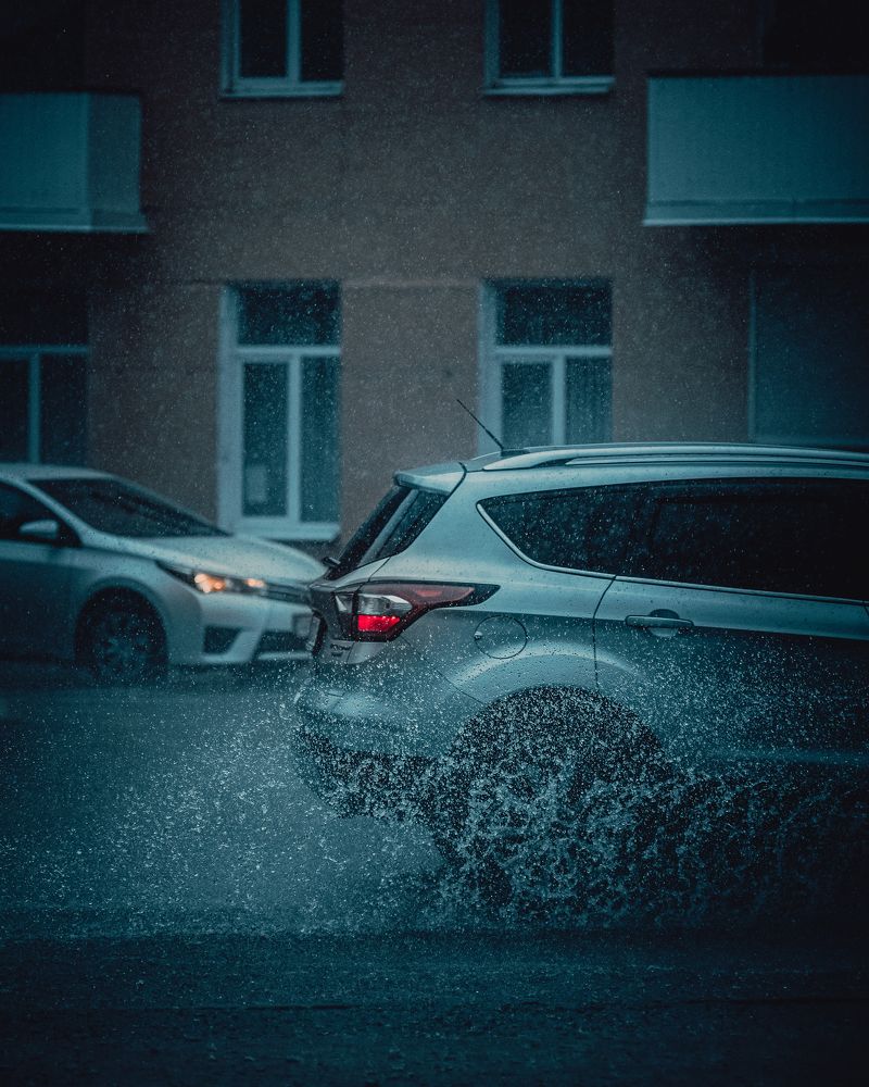 Во время ливня