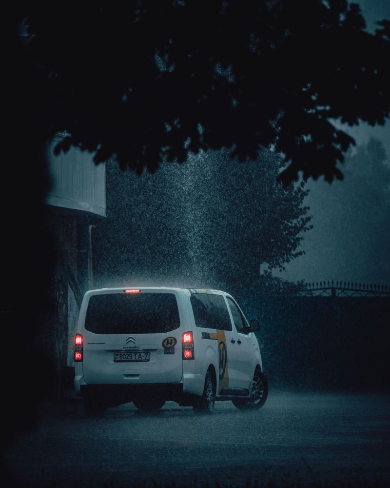 Во время ливня