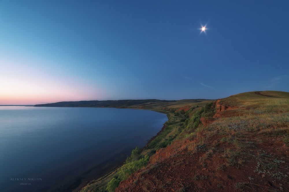 Летнее утро, на берегу озера Аслыкуль