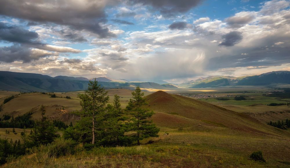 Вечер в Курайской степи...