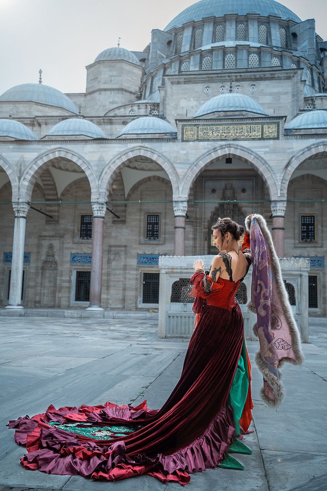 фотосессия стамбул в платье