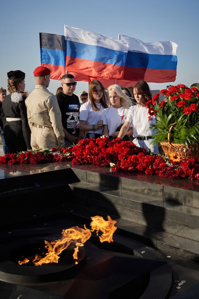 День освобождения Донбасса на Сару-Могиле