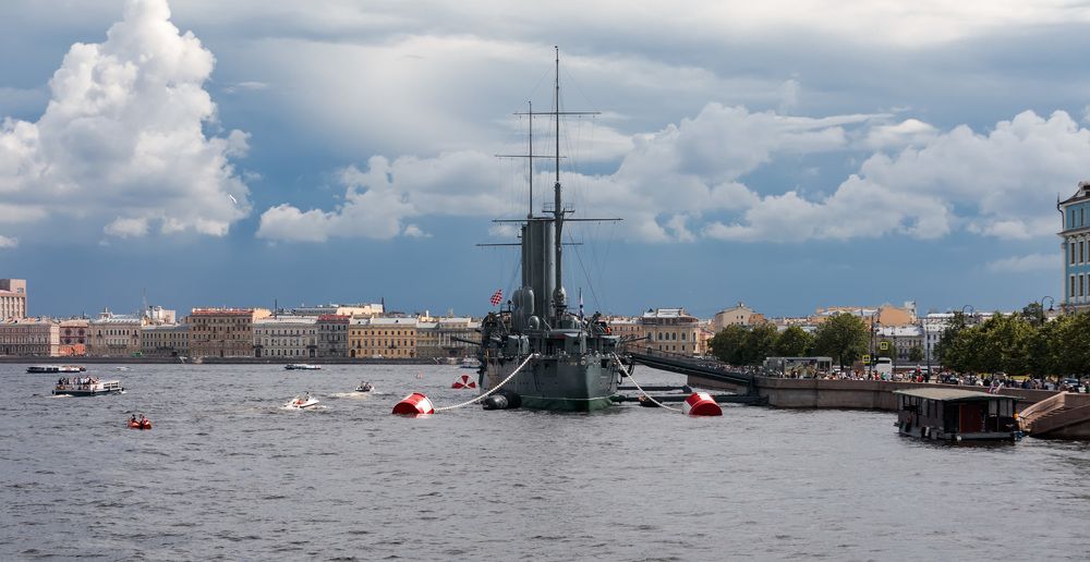 Питер, небо, Аврора