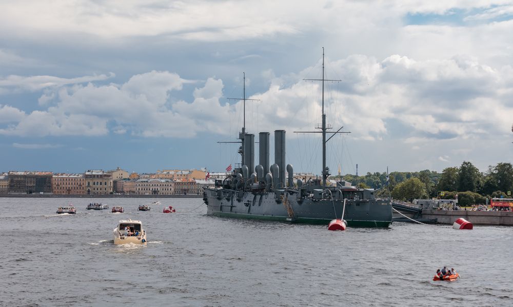 Питер, небо, Аврора