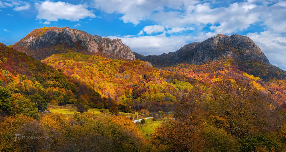 Разноцветная осень