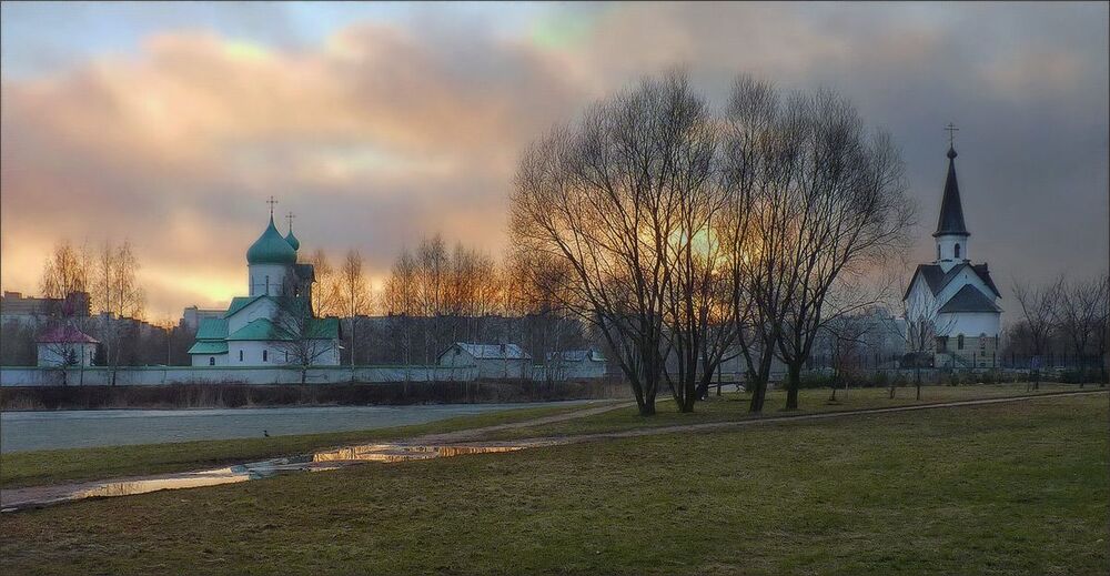 Вечерело...