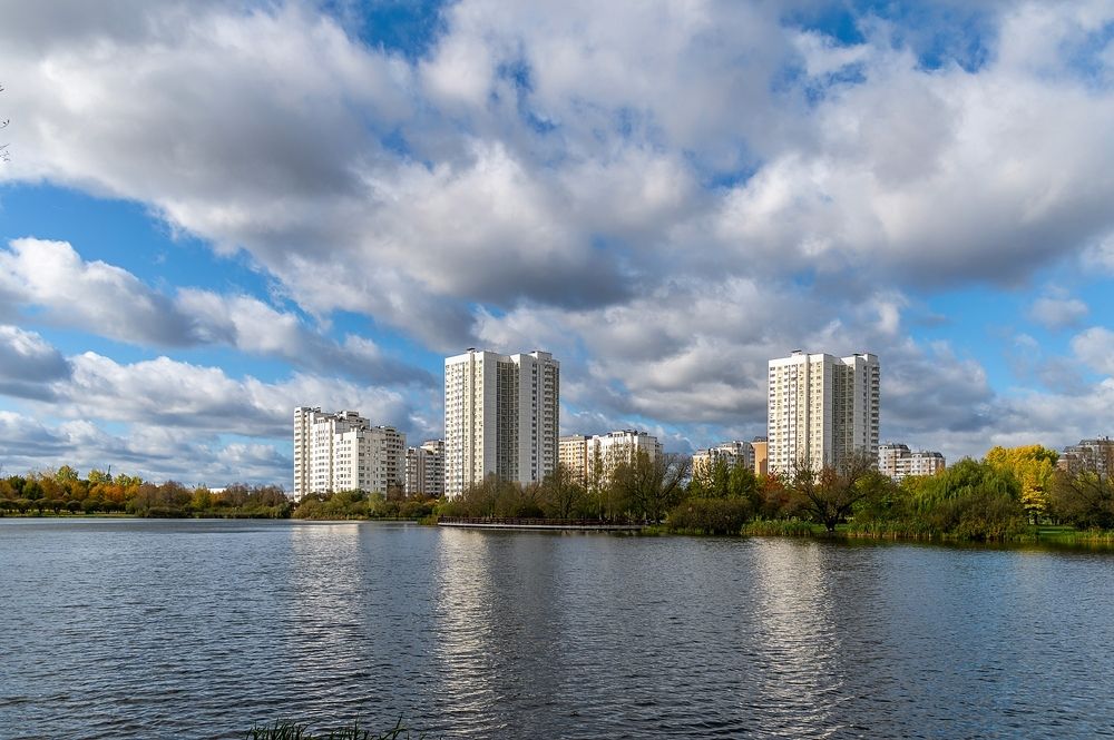 Октябрь на пруду в Южном Бутово
