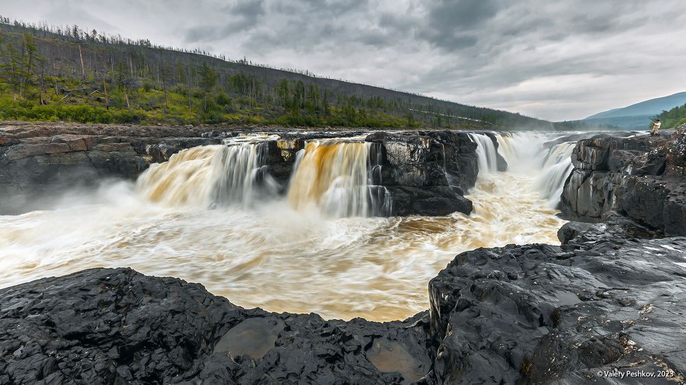 01 Большой Курейский водопад &ndash; самый мощный в России по водосбросу