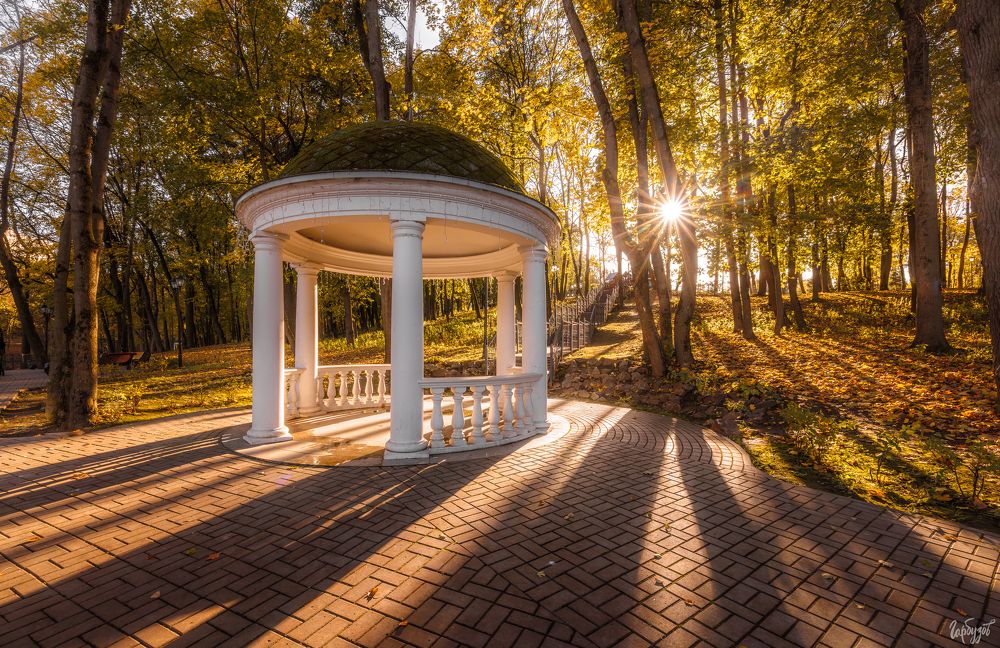 Осень в Платоновском парке, Тула.