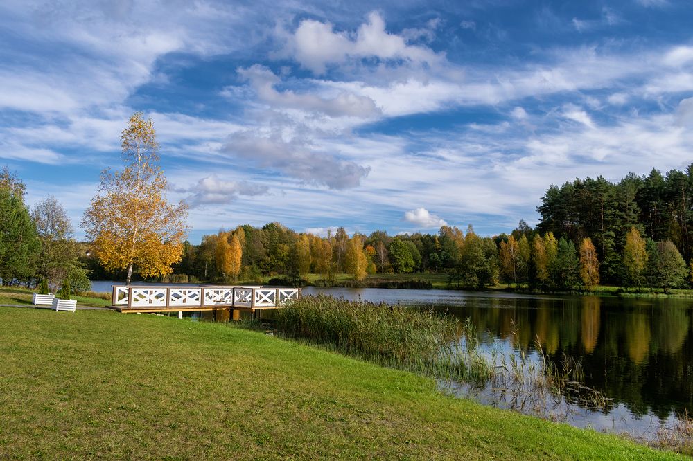Осенние краски в деревне