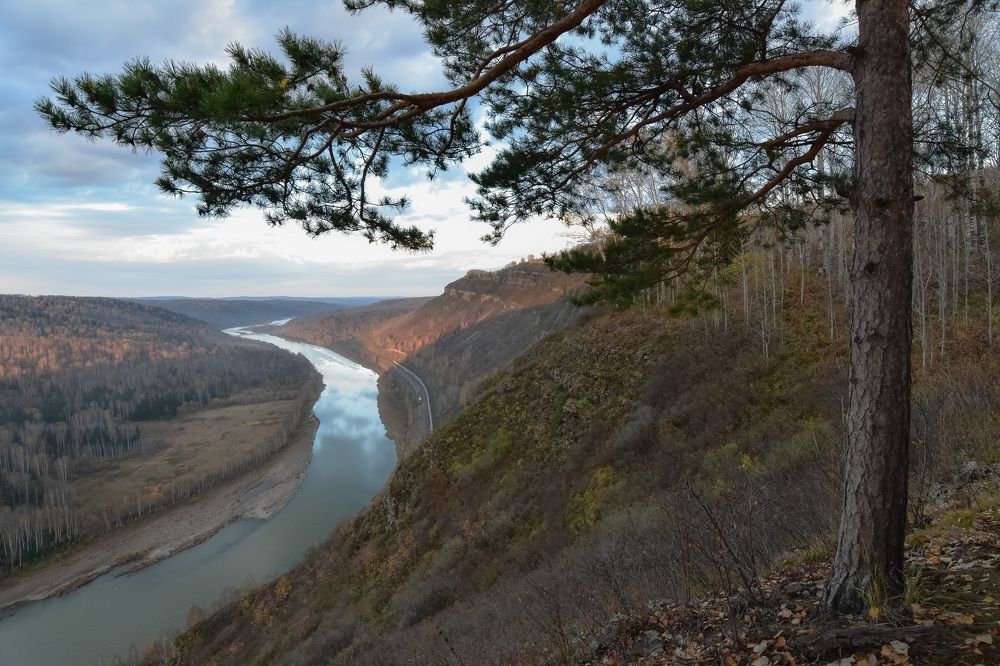 Осенние Катунские утёсы