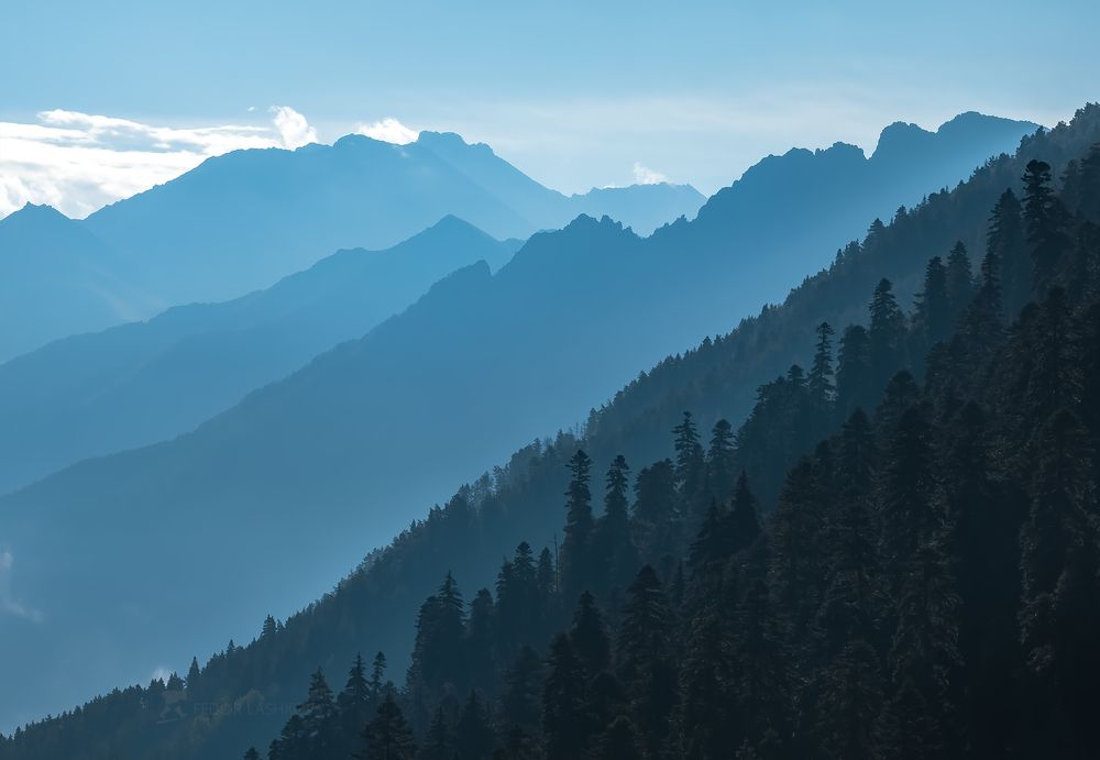 Прозрачная синева