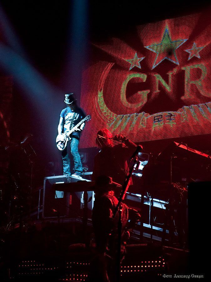 Концерт  Guns N&rsquo;Roses  в Москве.