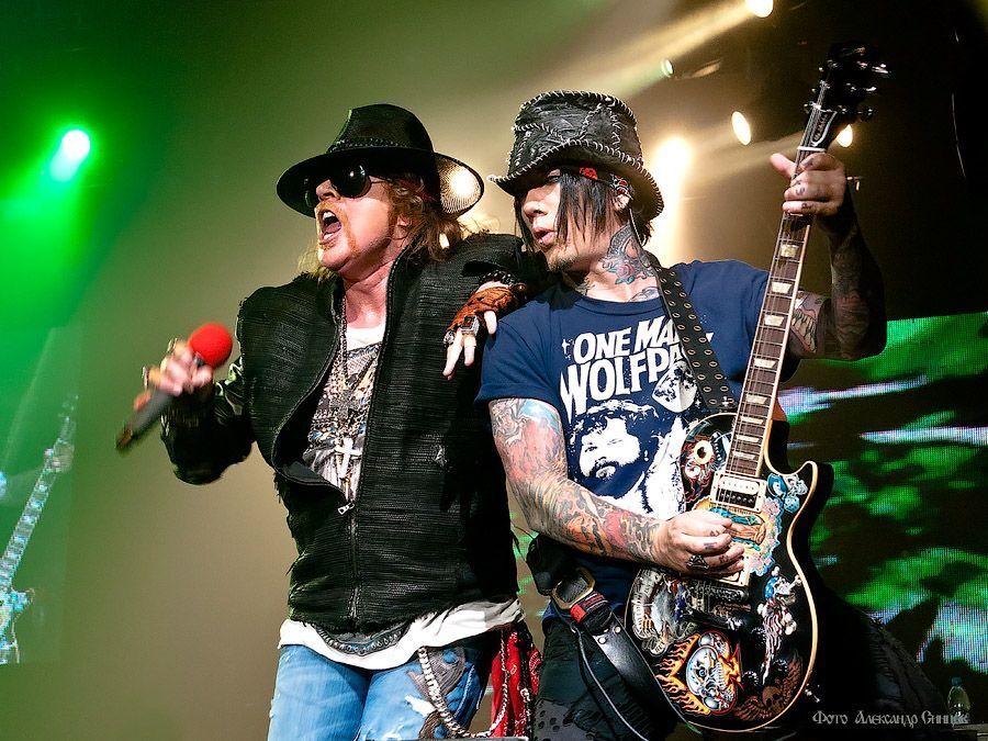 Концерт  Guns N&rsquo;Roses  в Москве.