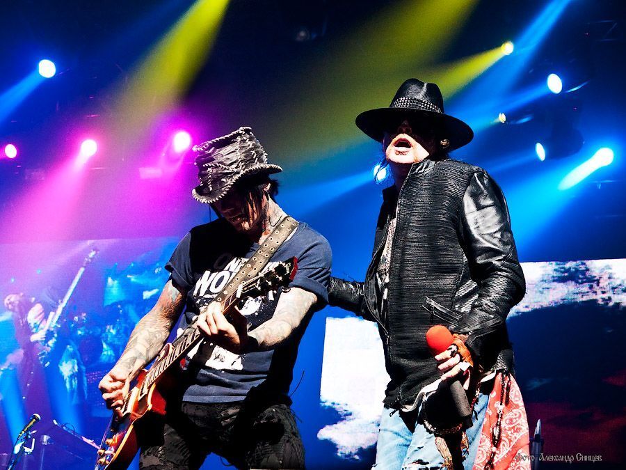 Концерт  Guns N&rsquo;Roses  в Москве.