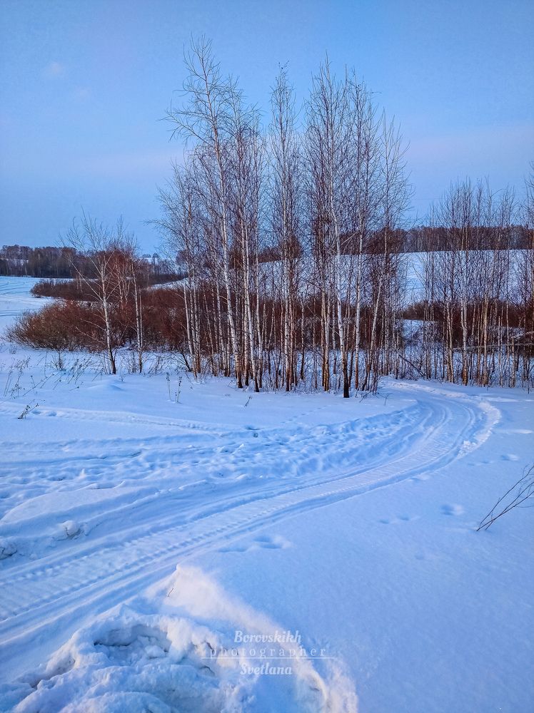 Западная Сибирь. Закат.
