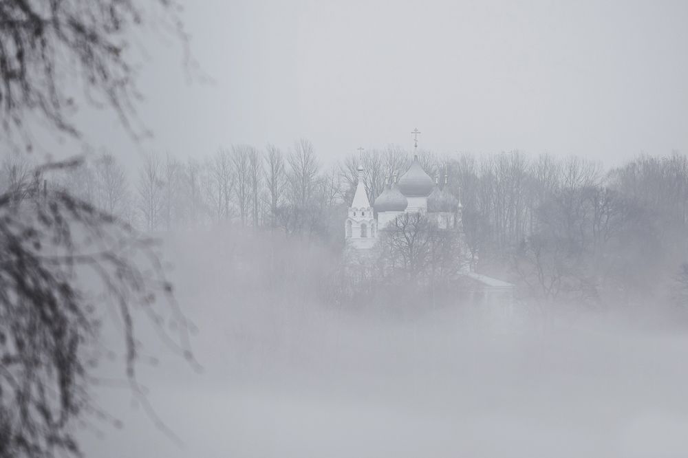 Писано туманом по волжским берегам