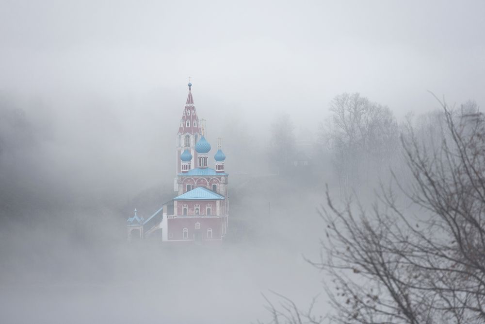 Писано туманом по волжским берегам
