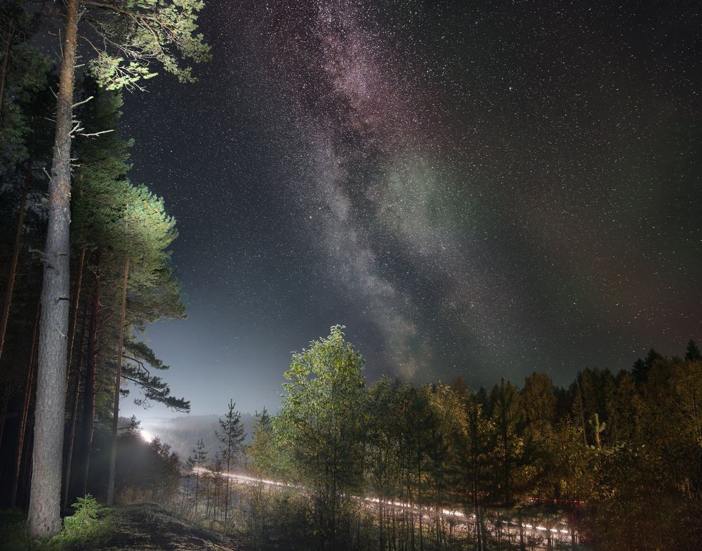 Aurora & milkyway