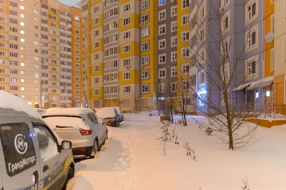Снегопад в Новой Москве