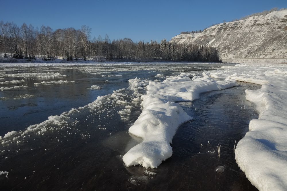 Ноябрьская оттепель на реке