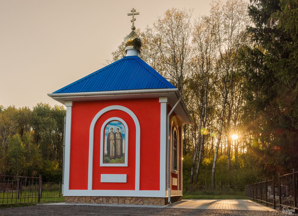 Алексинский район. Часовня Бориса и Глеба. Новогуровский.