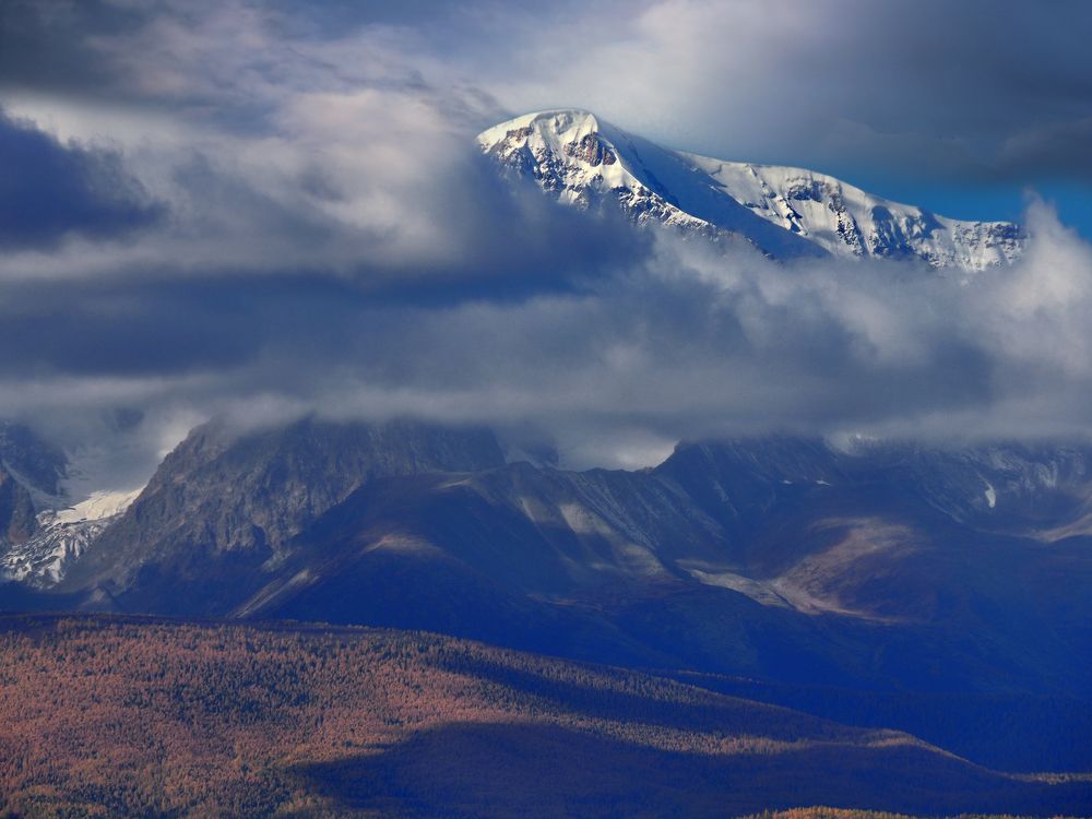 Горы, осень, Алтай