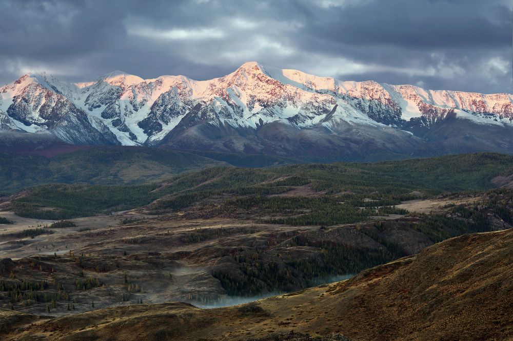 Горы, осень, Алтай