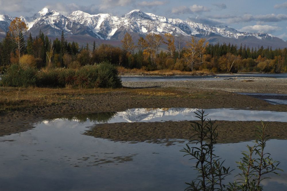 Горы, осень, Алтай