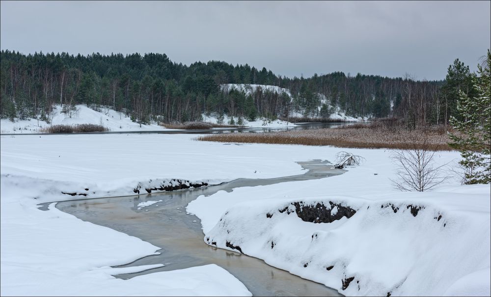 Первый снег на водосборе